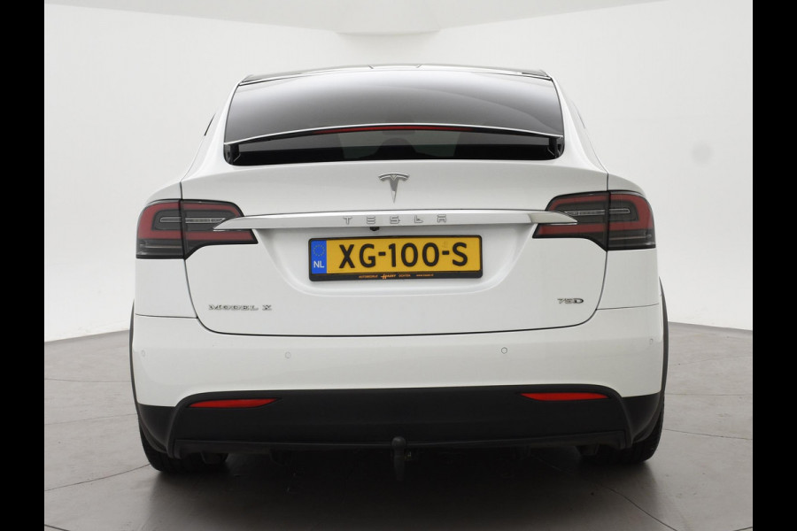 Tesla Model X 75D 333 PK BASE + TREKHAAK 2250 KG | STOELVERW. V+A | CAMERA | LUCHTVERING