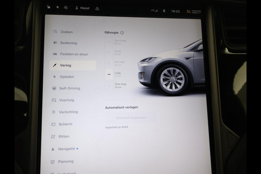 Tesla Model X 75D 333 PK BASE + TREKHAAK 2250 KG | STOELVERW. V+A | CAMERA | LUCHTVERING