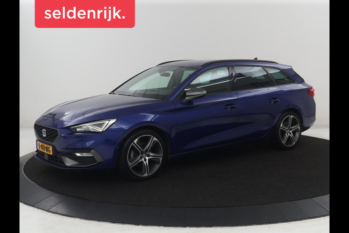 Seat Leon Sportstourer 1.5 eTSI FR Business Intense | Half Leder | Adaptive cruise | Park assist | Navigatie | Carplay | Climate control | Sfeerverlichting |