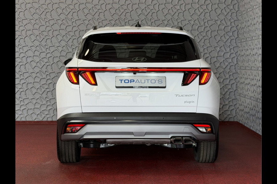 Hyundai Tucson 1.6 T-GDI PHEV N-LINE 360.CAMERA WIT ELEK.KLEP ELEK.STOEL/GEHEUGEN VERWARMD/KOELING SUBWFR 19"LMV ZWARTE HEMEL STUURVERW. PLUG IN HYBRIDE