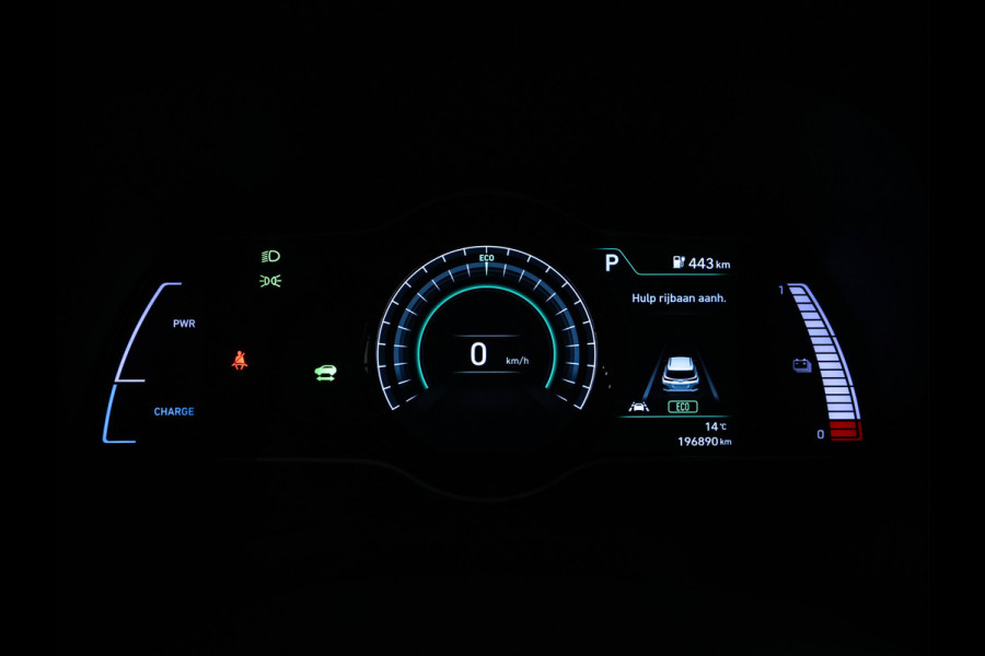 Hyundai Kona EV Fashion 64 kWh (3-Fase) {SOH-100%} (INCL-BTW)  Aut *HEATPUMP | NAVI-FULLMAP | LEATHER-FABRIC | KEYLESS | CAMERA | DAB | ECC | ADAPTIVE-CRUISE | LANE-ASSIST | HEATED-SEATS | PRIVACY-GLASS | HEAD-UP | SHIFTPADDLES | 17"ALU*