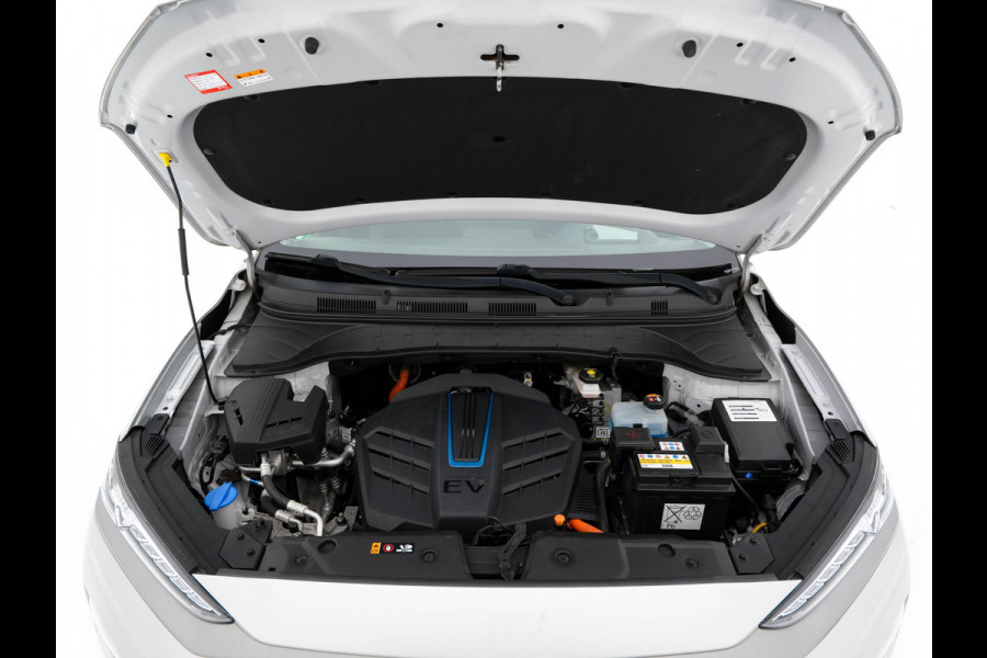Hyundai Kona EV Fashion 64 kWh (3-Fase) {SOH-100%} (INCL-BTW)  Aut *HEATPUMP | NAVI-FULLMAP | LEATHER-FABRIC | KEYLESS | CAMERA | DAB | ECC | ADAPTIVE-CRUISE | LANE-ASSIST | HEATED-SEATS | PRIVACY-GLASS | HEAD-UP | SHIFTPADDLES | 17"ALU*