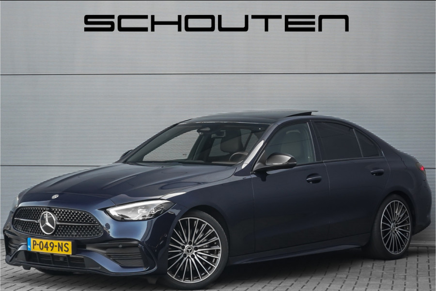 Mercedes-Benz C-Klasse 200 Launch Edition AMG Line Pano Trekhaak Camera Stoelverw