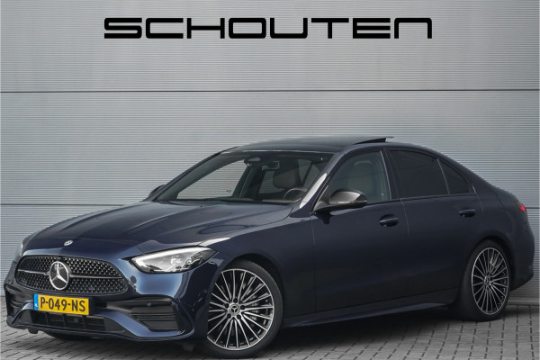 Mercedes-Benz C-Klasse 200 Launch Edition AMG Line Pano Trekhaak Camera Stoelverw