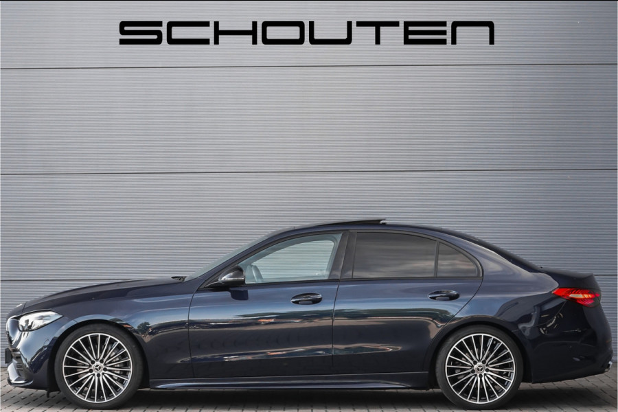 Mercedes-Benz C-Klasse 200 Launch Edition AMG Line Pano Trekhaak Camera Stoelverw