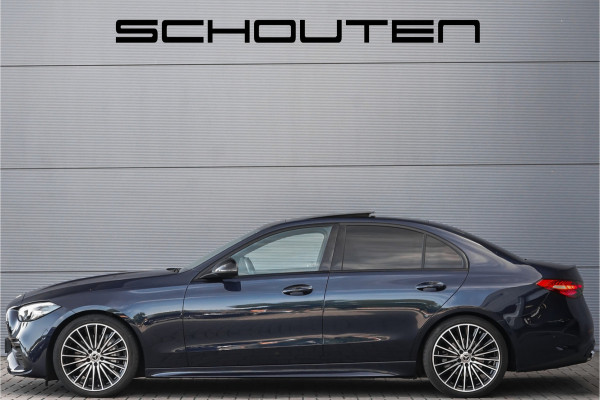 Mercedes-Benz C-Klasse 200 Launch Edition AMG Line Pano Trekhaak Camera Stoelverw