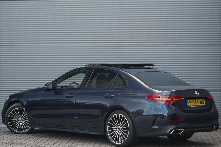 Mercedes-Benz C-Klasse 200 Launch Edition AMG Line Pano Trekhaak Camera Stoelverw