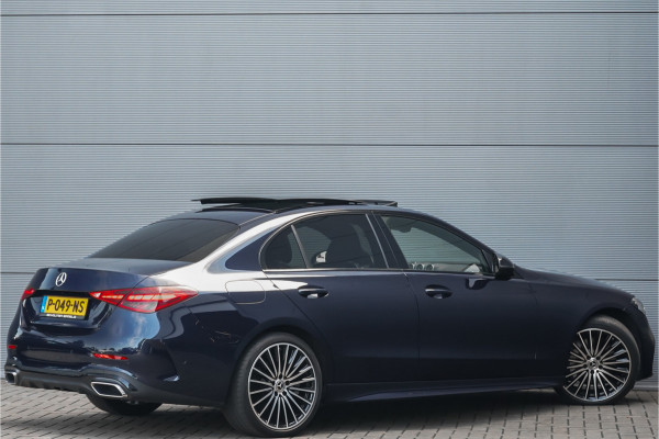 Mercedes-Benz C-Klasse 200 Launch Edition AMG Line Pano Trekhaak Camera Stoelverw