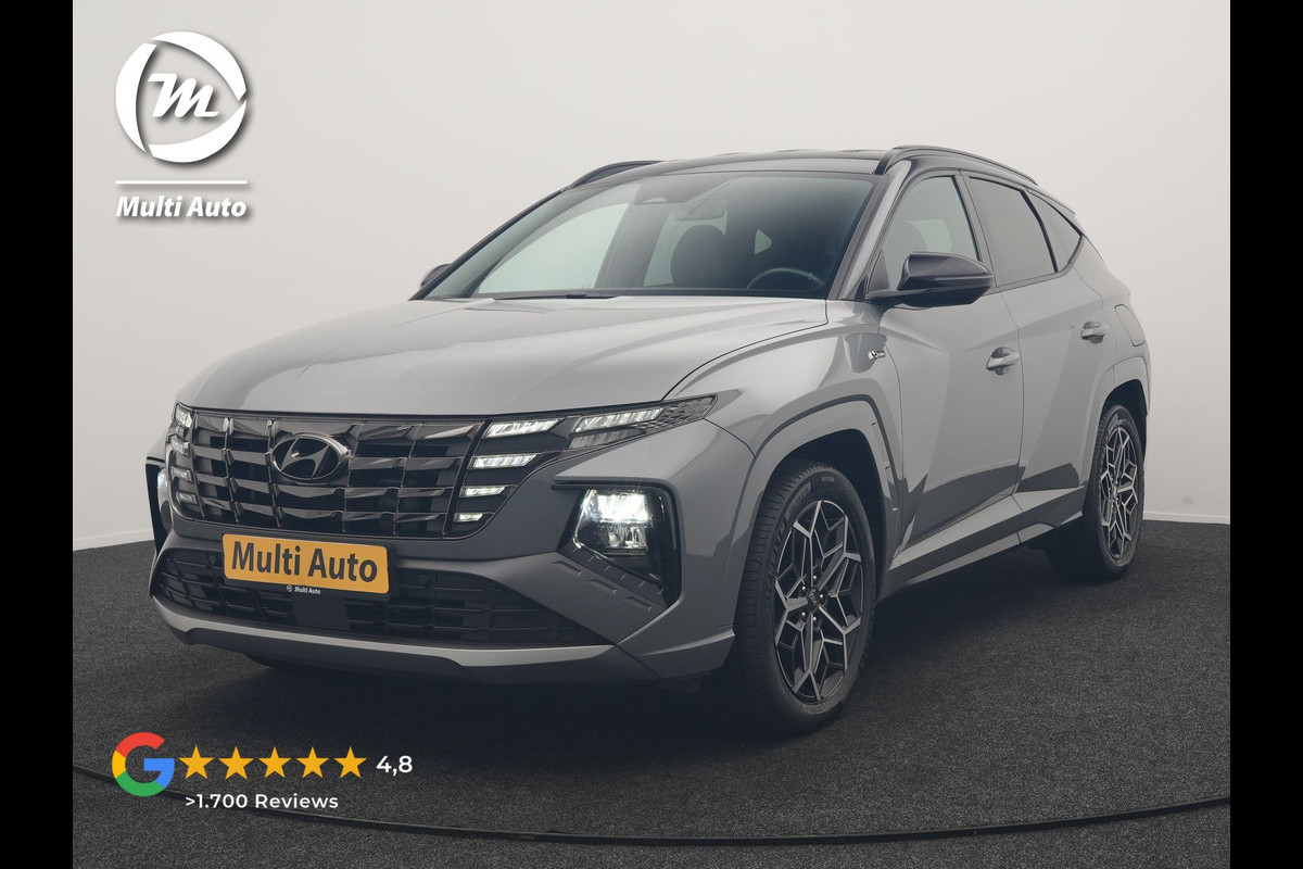 Hyundai Tucson 1.6 T-GDI N Line 4WD PHEV 265pk Dealer O.H | Adaptive Cruise | Camera | Alcantara Sportstoelen & Stuur Verwarmd | Krell Audio | Apple Carplay | Keyless | Blis | 19"L.M | Navigatie | DAB | Plug In Hybrid |