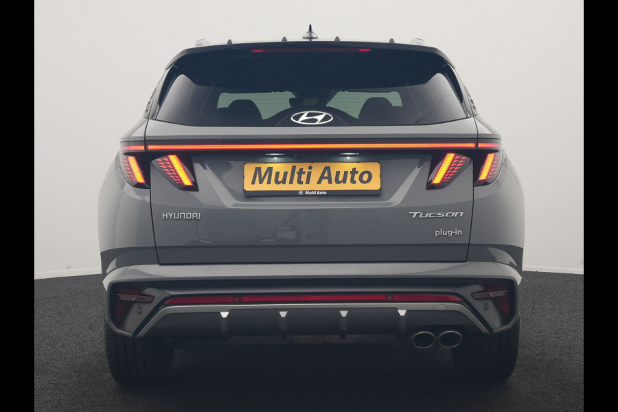 Hyundai Tucson 1.6 T-GDI N Line 4WD PHEV 265pk Dealer O.H | Adaptive Cruise | Camera | Alcantara Sportstoelen & Stuur Verwarmd | Krell Audio | Apple Carplay | Keyless | Blis | 19"L.M | Navigatie | DAB | Plug In Hybrid |