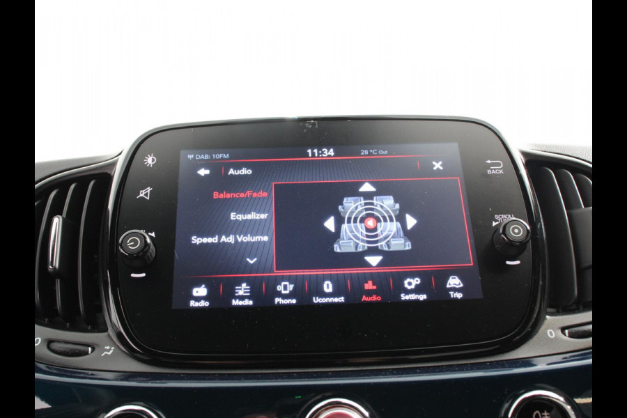 Fiat 500C 1.0 Hybrid Dolcevita Airco Cruise control Lichtmetalen velgen Apple Carplay/ Android Auto Navigatie Parkeersensor achter