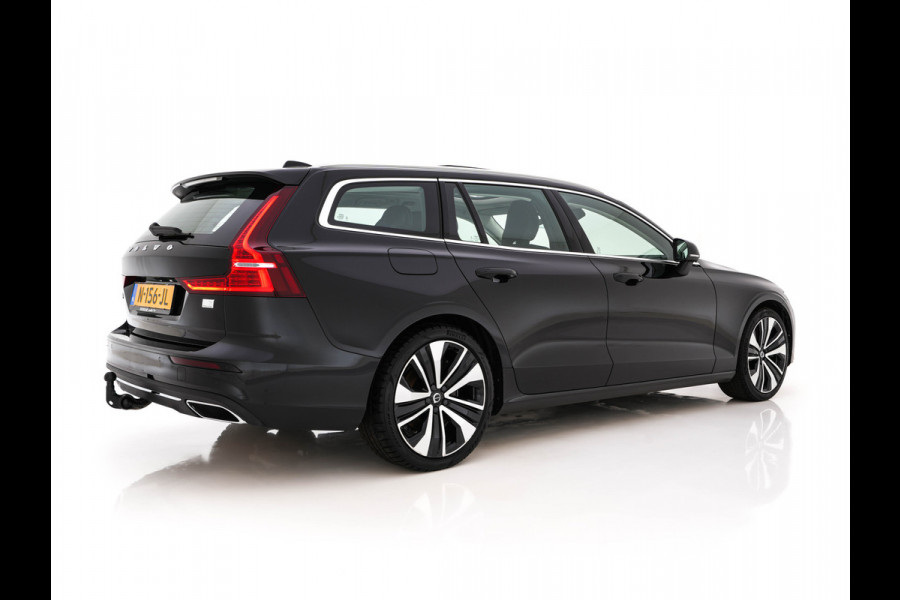 Volvo V60 2.0 T6 Recharge AWD Inscription (Plug-in) (INCL-BTW) Aut. *PANO | LEATHER | FULL-LED | MEMORY-PACK | KEYLESS | DIGI-COCKPIT | NAVI-FULLMAP | HEATED-SPORTSEATS | ECC | CRUISE | DAB | TOWBAR | 19''ALU*