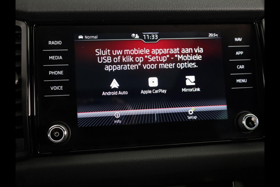Škoda Kodiaq 1.5 TSI Sportline Business 150 pk Automaat | Navigatie | Panoramadak | Parkeersensoren | Achteruitrijcamera | Keyless | Elektr. bestuurdersstoel met geheugen | Stoelverwarming |