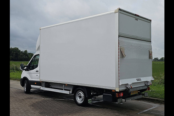 Ford Transit 350 2.0 TDCI L4 Airco, Laadklep, Zijdeur, Lat-om-Lat Betimmerd, Euro6, 130PK, Spoiler, Oh-Historie, NAP