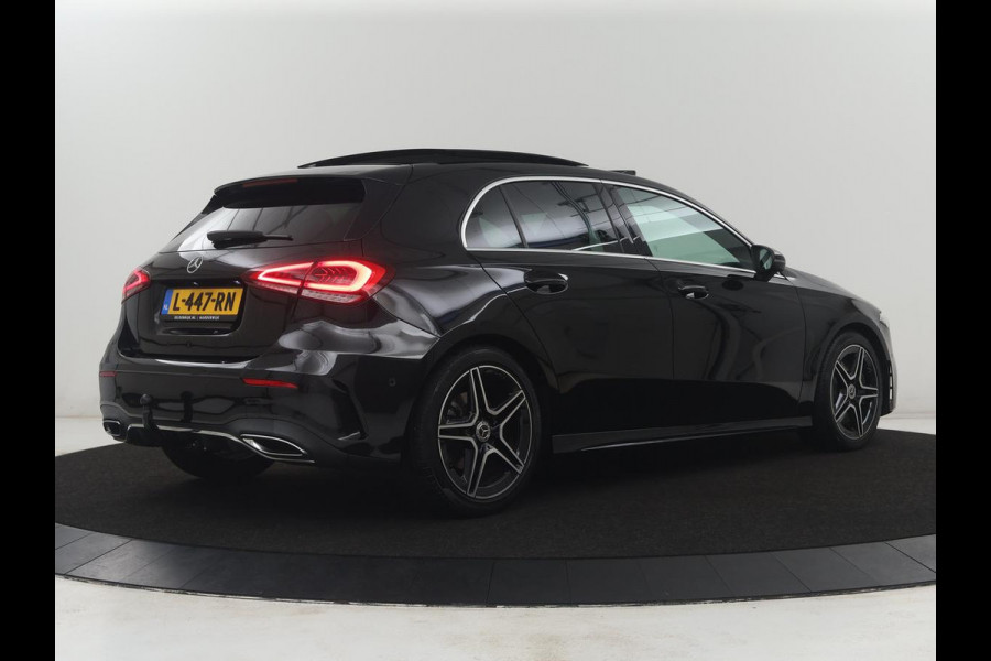 Mercedes-Benz A-Klasse 250 Premium Plus | AMG Line | Panoramadak | Trekhaak | Sfeerverlichting | Leder/alcantara | Burnmeister | Full LED | Stoelverwarming |