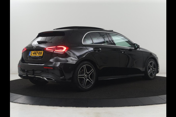Mercedes-Benz A-Klasse 250 Premium Plus | AMG Line | Panoramadak | Trekhaak | Sfeerverlichting | Leder/alcantara | Burnmeister | Full LED | Stoelverwarming |