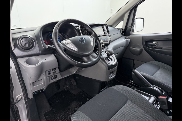 Nissan e-NV200 Evalia 40kWh Automaat 2X Schuifdeur 5-Persoons Camera Stoel+Stuurverwarming Navi DAB Connect Edition SOH 89% Regen-Lichtsensor Cruise Control Bluetooth Privacy Glas Isofix Lmv 15" 1e Eigenaar Dealeronderhouden Origineel Nederlandse Auto