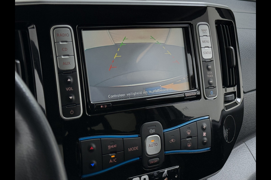 Nissan e-NV200 Evalia 40kWh Automaat 2X Schuifdeur 5-Persoons Camera Stoel+Stuurverwarming Navi DAB Connect Edition SOH 89% Regen-Lichtsensor Cruise Control Bluetooth Privacy Glas Isofix Lmv 15" 1e Eigenaar Dealeronderhouden Origineel Nederlandse Auto