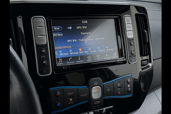 Nissan e-NV200 Evalia 40kWh Automaat 2X Schuifdeur 5-Persoons Camera Stoel+Stuurverwarming Navi DAB Connect Edition SOH 89% Regen-Lichtsensor Cruise Control Bluetooth Privacy Glas Isofix Lmv 15" 1e Eigenaar Dealeronderhouden Origineel Nederlandse Auto
