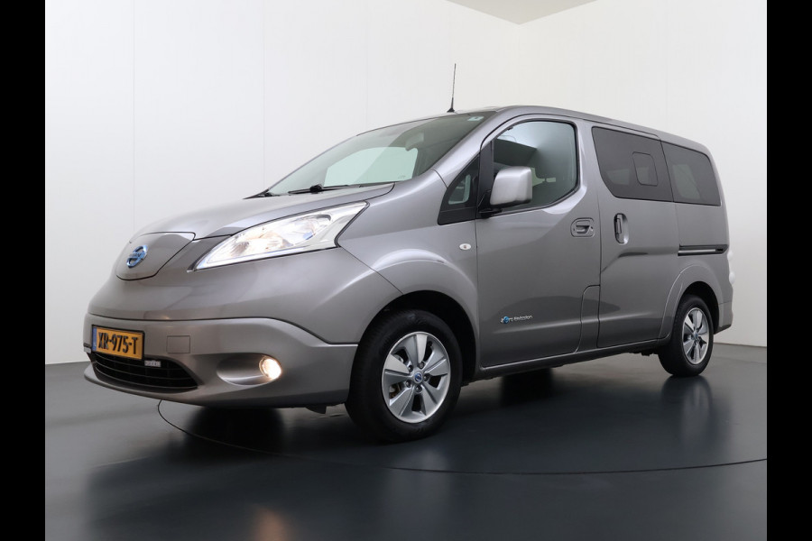 Nissan e-NV200 Evalia 40kWh Automaat 2X Schuifdeur 5-Persoons Camera Stoel+Stuurverwarming Navi DAB Connect Edition SOH 89% Regen-Lichtsensor Cruise Control Bluetooth Privacy Glas Isofix Lmv 15" 1e Eigenaar Dealeronderhouden Origineel Nederlandse Auto