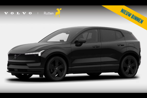 Volvo EX30 P5 Ext. Range Plus Black Edition Europa 69 kWh / Adaptive Cruise Control / Harman Kardon / Extra getint glas / Stoelverwarming / Stuurverwarming / Achteruitrijcamera / Elektrisch verstelbare stoelen /