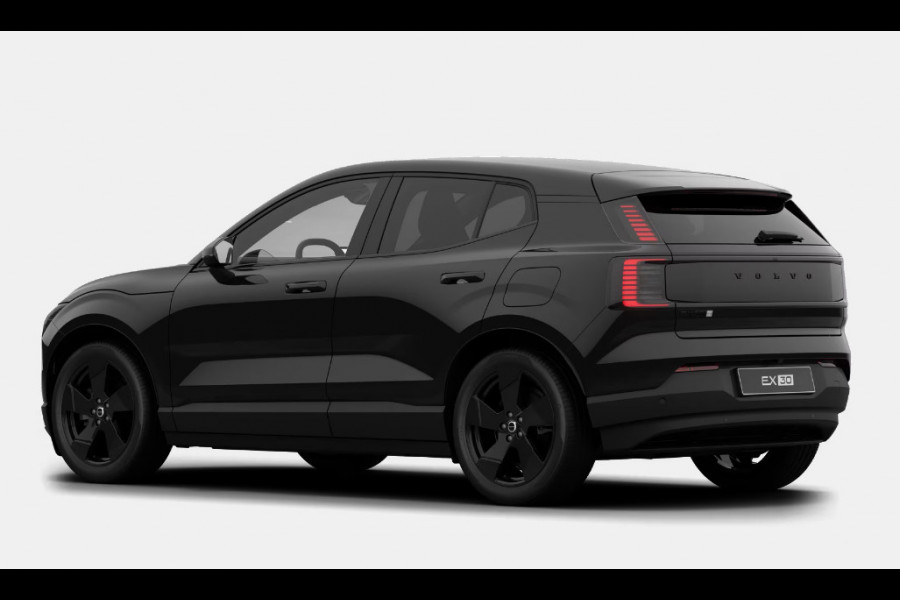 Volvo EX30 P5 Ext. Range Plus Black Edition Europa 69 kWh / Adaptive Cruise Control / Harman Kardon / Extra getint glas / Stoelverwarming / Stuurverwarming / Achteruitrijcamera / Elektrisch verstelbare stoelen /