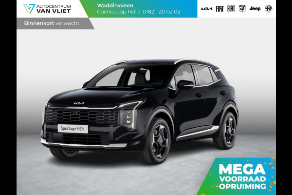 Kia Sportage 1.6 T-GDi Plug-in Hybrid Black Edition Advanced | Actieprijs* | Navi. | Clima. | Adapt. Cruise. | Stoel&Stuur Verwarming | Black Edition Zwarte Suède/Leder Bekleding | Dodehoekassistentie | Panodak