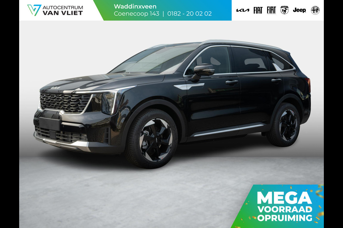 Kia Sorento 1.6 T-GDi Plug-in Hybrid 4WD DynamicPlusLine 7p | Actieprijs* | Bose | Schuifkanteldak | ZOMERDEAL | Navi. | Clima. | Adapt. Cruise. | Dodehoekassistentie | Panodak | Stoel&Stuur Verwarming