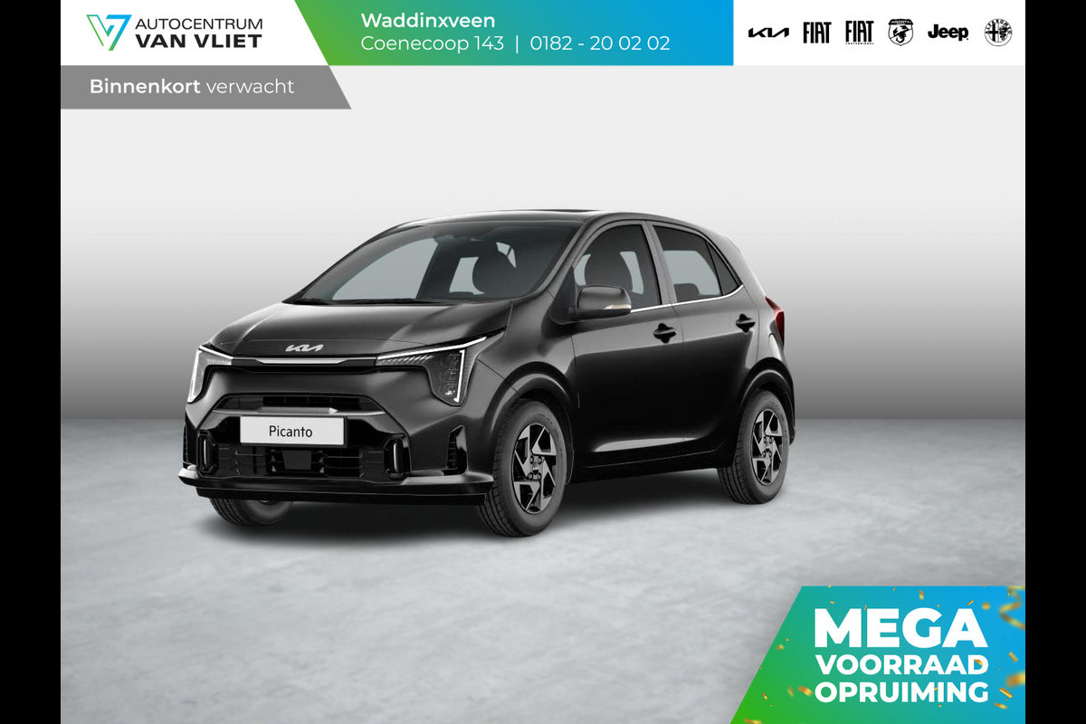 Kia Picanto 1.0 GDi ExecutiveLine | Actieprijs* | Automaat | Stoel & Stuur Verwarming | Keyless | Navi. | Cruise. | Clima. | Parkeersensoren | Achteruitrijcamera