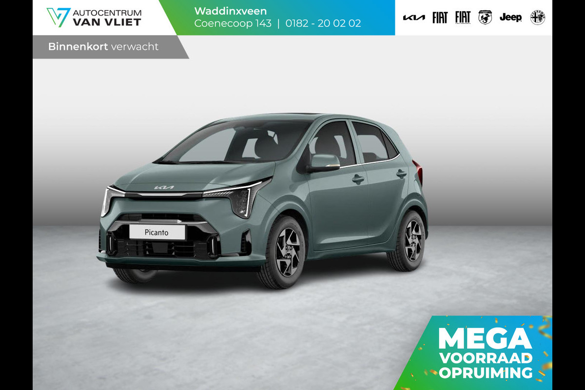 Kia Picanto 1.0 GDi DynamicLine | Actieprijs* | Levering oktober| Navi. | Airco | Cruise. | Camera | Carplay