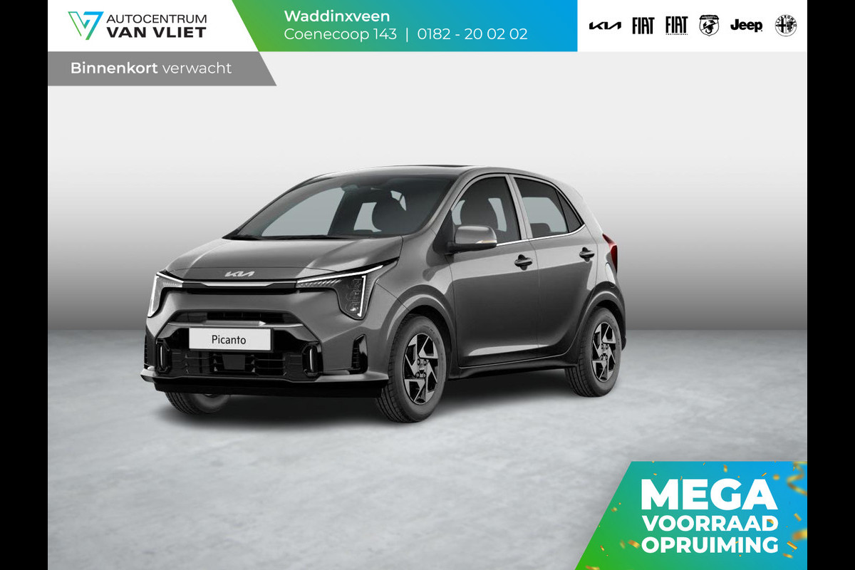 Kia Picanto 1.0 DPI DynamicPlusLine | Actieprijs* | Snel leverbaar | 4p. | Navi. | Airco | Cruise. | Parkeersensoren | Privacy Glass