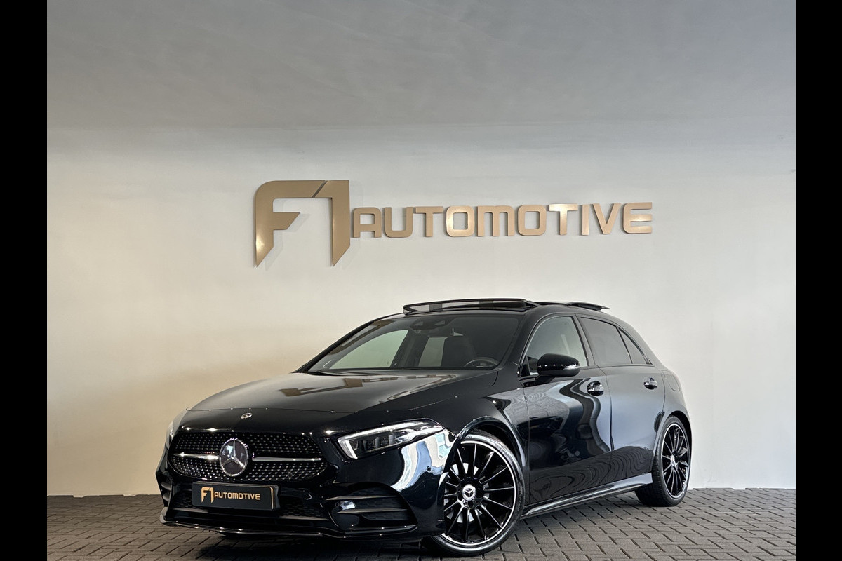 Mercedes-Benz A-Klasse 180 AMG Pano|Burmester|Sfeer|Camera|Dodehoek