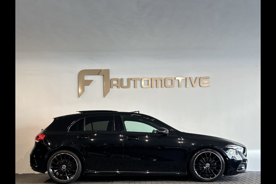Mercedes-Benz A-Klasse 180 AMG Pano|Burmester|Sfeer|Camera|Dodehoek