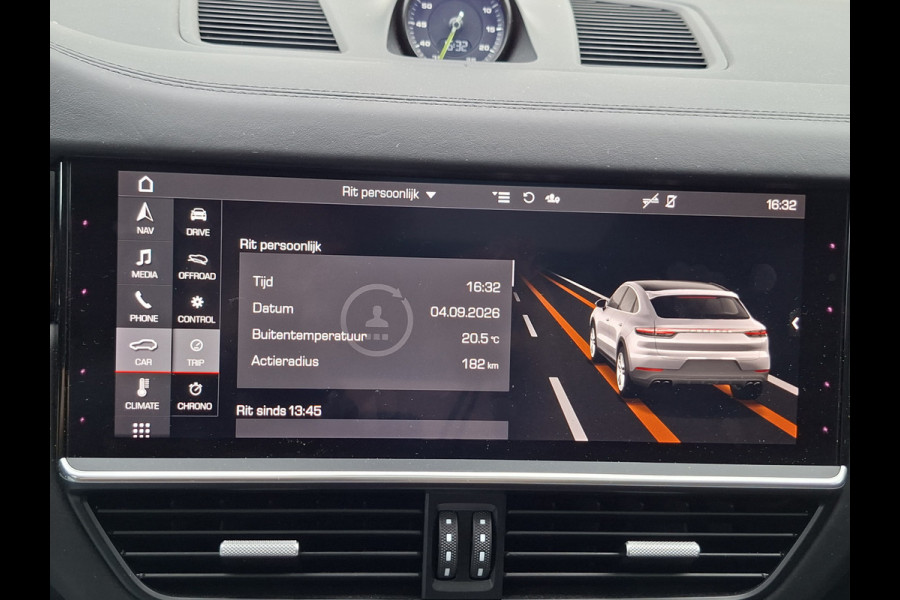 Porsche Cayenne Coupé 3.0 E-Hybrid Pano Trekhaak(3500) 360° Adapt.Cruise Memory Leder