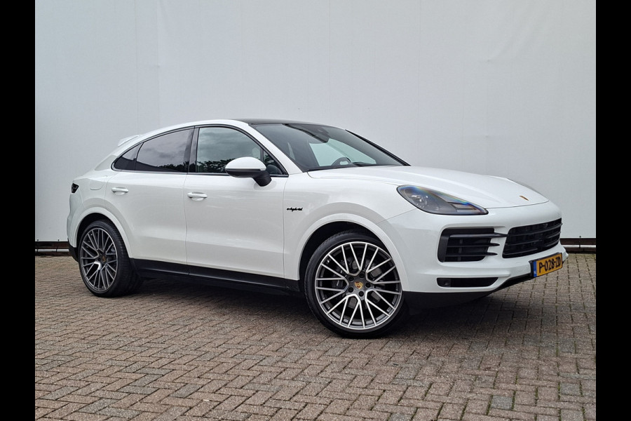 Porsche Cayenne Coupé 3.0 E-Hybrid Pano Trekhaak(3500) 360° Adapt.Cruise Memory Leder