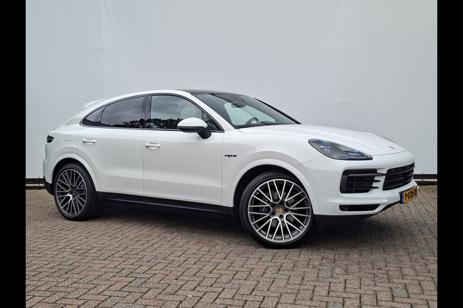 Porsche Cayenne Coupé 3.0 E-Hybrid Pano Trekhaak(3500) 360° Adapt.Cruise Memory Leder