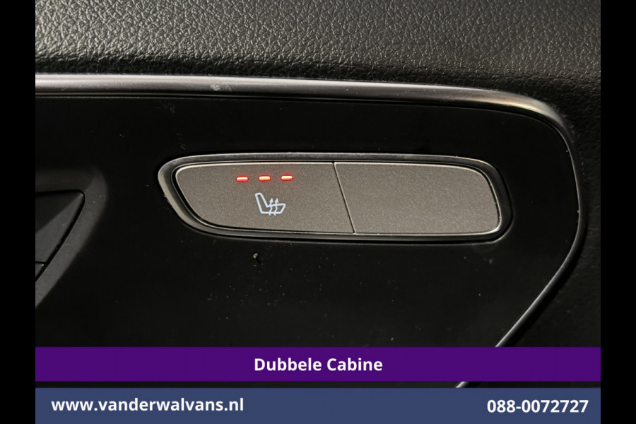 Mercedes-Benz Vito 116 CDI 164pk 9G-Tronic Automaat L3H1 Dubbele Cabine Euro6 Airco | 6-Zits | 2x zijdeur | Camera Adaptieve Cruisecontrol, LM Velgen, Stoelverwarming, Leder, 2500kg Trekhaak, Parkeersensoren