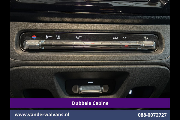 Mercedes-Benz Vito 116 CDI 164pk 9G-Tronic Automaat L3H1 Dubbele Cabine Euro6 Airco | 6-Zits | 2x zijdeur | Camera Adaptieve Cruisecontrol, LM Velgen, Stoelverwarming, Leder, 2500kg Trekhaak, Parkeersensoren