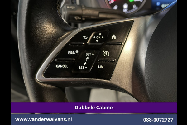 Mercedes-Benz Vito 116 CDI 164pk 9G-Tronic Automaat L3H1 Dubbele Cabine Euro6 Airco | 6-Zits | 2x zijdeur | Camera Adaptieve Cruisecontrol, LM Velgen, Stoelverwarming, Leder, 2500kg Trekhaak, Parkeersensoren