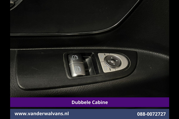 Mercedes-Benz Vito 116 CDI 164pk 9G-Tronic Automaat L3H1 Dubbele Cabine Euro6 Airco | 6-Zits | 2x zijdeur | Camera Adaptieve Cruisecontrol, LM Velgen, Stoelverwarming, Leder, 2500kg Trekhaak, Parkeersensoren