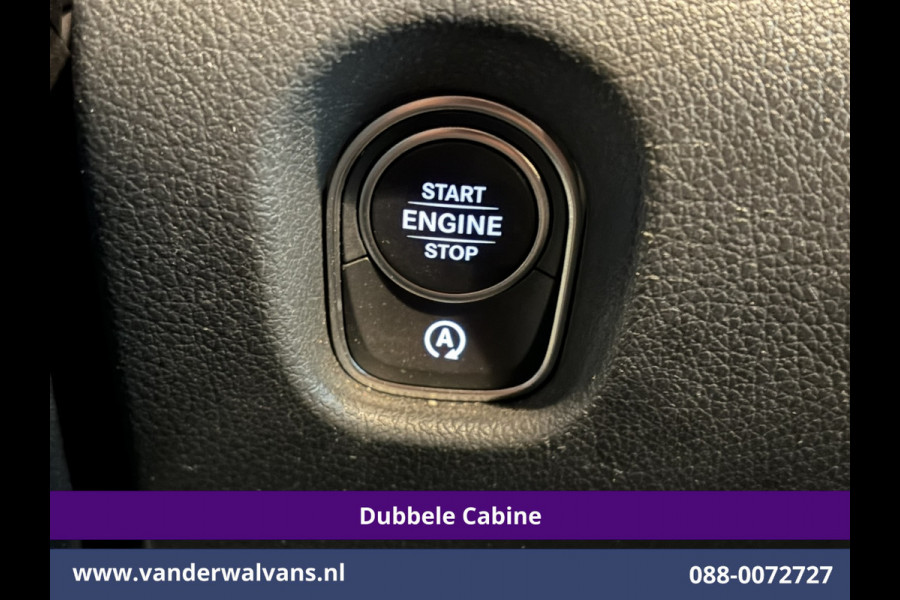 Mercedes-Benz Vito 116 CDI 164pk 9G-Tronic Automaat L3H1 Dubbele Cabine Euro6 Airco | 6-Zits | 2x zijdeur | Camera Adaptieve Cruisecontrol, LM Velgen, Stoelverwarming, Leder, 2500kg Trekhaak, Parkeersensoren