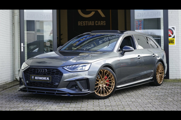 Audi A4 Avant 40 TFSI 3x S-Line Maxton BLACK OPTIK AUTOMAAT-360CAMERA-ACC-BANG OLUFSEN-HEADUP-KEYLESS-MATRIX LED-MASSAGE-PANORAMA
