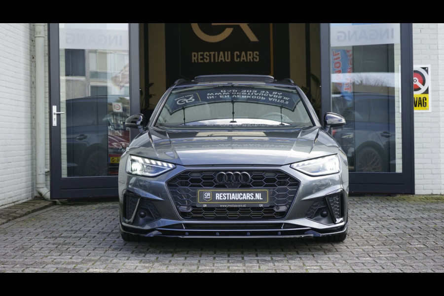 Audi A4 Avant 40 TFSI 3x S-Line Maxton BLACK OPTIK AUTOMAAT-360CAMERA-ACC-BANG OLUFSEN-HEADUP-KEYLESS-MATRIX LED-MASSAGE-PANORAMA