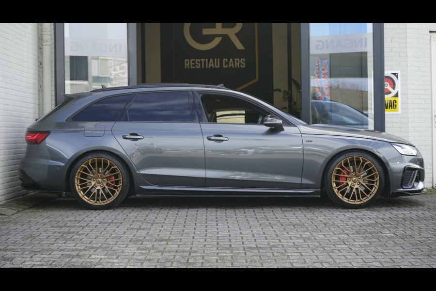 Audi A4 Avant 40 TFSI 3x S-Line Maxton BLACK OPTIK AUTOMAAT-360CAMERA-ACC-BANG OLUFSEN-HEADUP-KEYLESS-MATRIX LED-MASSAGE-PANORAMA