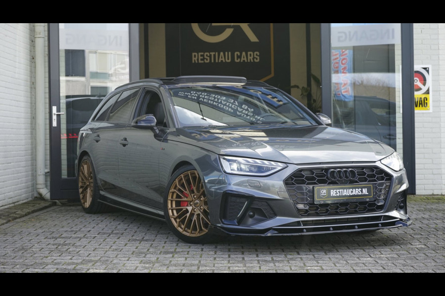 Audi A4 Avant 40 TFSI 3x S-Line Maxton BLACK OPTIK AUTOMAAT-360CAMERA-ACC-BANG OLUFSEN-HEADUP-KEYLESS-MATRIX LED-MASSAGE-PANORAMA