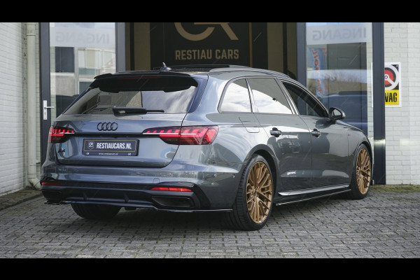 Audi A4 Avant 40 TFSI 3x S-Line Maxton BLACK OPTIK AUTOMAAT-360CAMERA-ACC-BANG OLUFSEN-HEADUP-KEYLESS-MATRIX LED-MASSAGE-PANORAMA