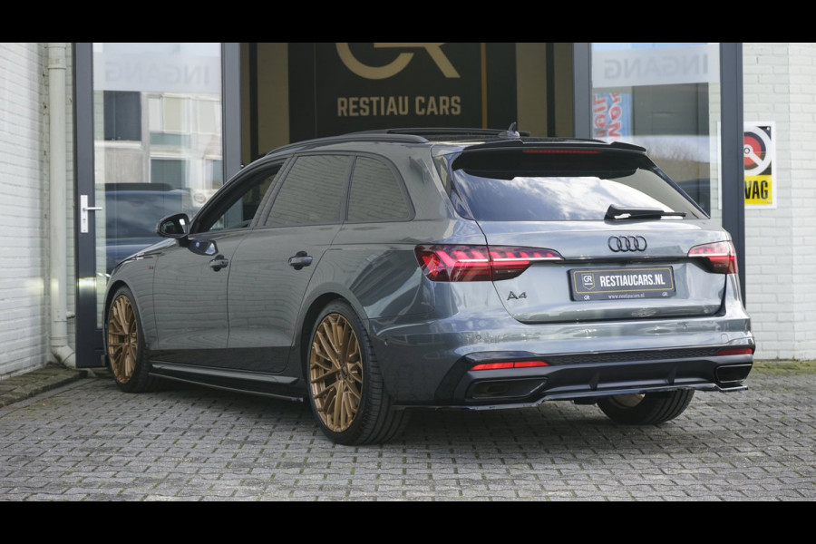 Audi A4 Avant 40 TFSI 3x S-Line Maxton BLACK OPTIK AUTOMAAT-360CAMERA-ACC-BANG OLUFSEN-HEADUP-KEYLESS-MATRIX LED-MASSAGE-PANORAMA