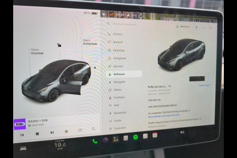 Tesla Model Y Long Range AWD 75 kWh NL-AUTO | PANODAK | LEDER | AUTOPILOT