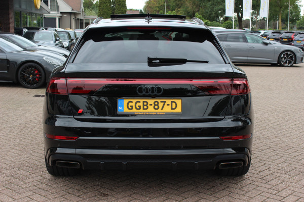Audi Q8 60 TFSI e quattro Pro Line S Competition / SoH 95,9% / Trekhaak / Panoramadak / 360Camera / Head-up / B&O / Softclose / Achterasbesturing / 23'' / Laser LED / Keyless / Carbon intr. / Massage+Ventilatie / RS Seats / Dodehoek /  DAB