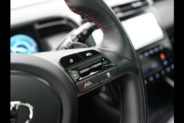 Hyundai Tucson 1.6 T-GDI N Line 4WD PHEV 265pk Dealer O.H | Panodak | Trekhaak Afn. | Adaptive Cruise | 360 Camera | Alcantara Sportstoelen Memory & Ventilatie | Stoelen & Stuur Verwarmd | Krell Audio | Carplay | Blis | Keyless | Navigatie | DAB | 19"L.M | Plug In Hybrid